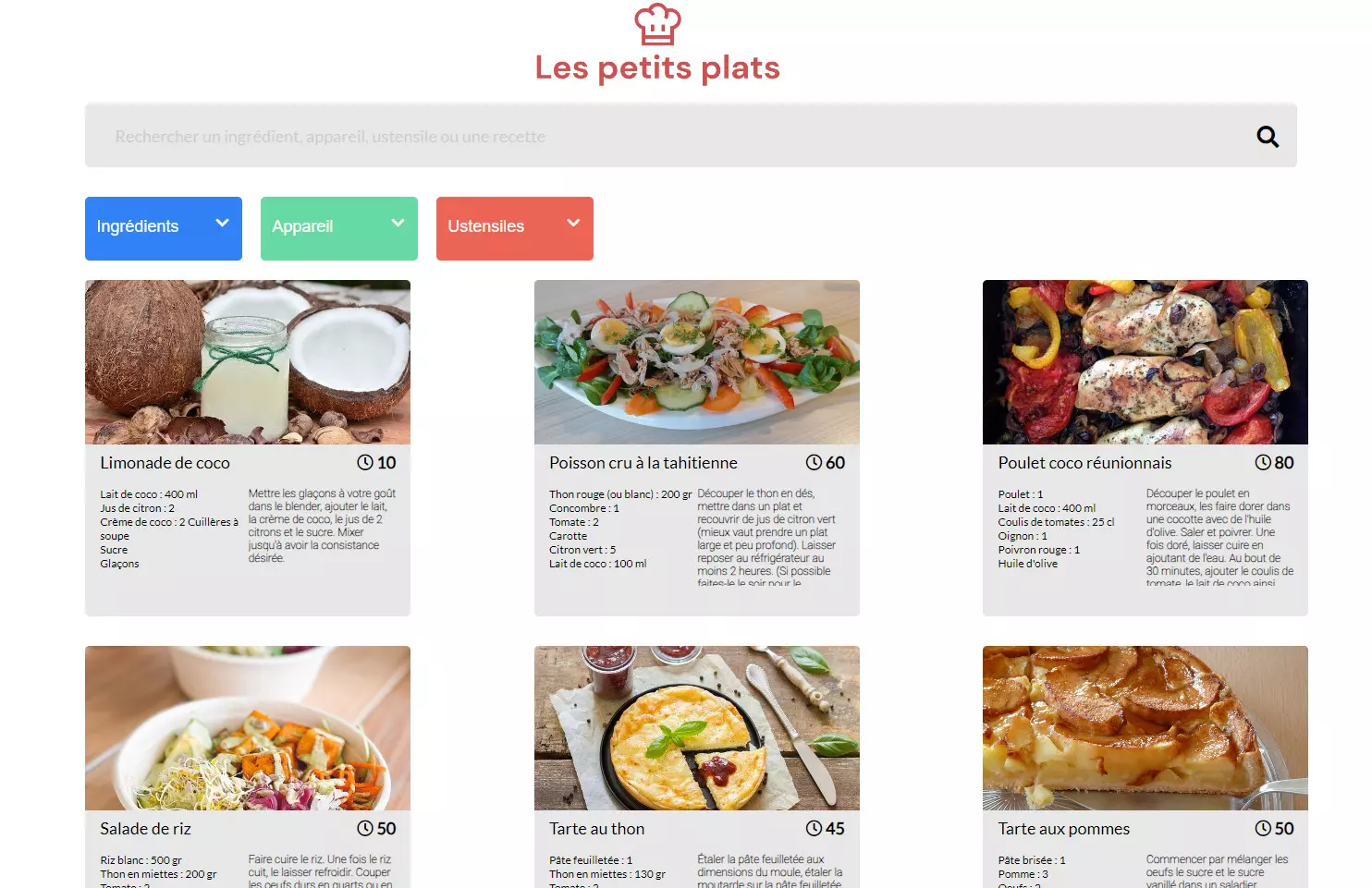 site recettes